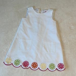 GYMBOREE Dress with Embroidery Bottom - Sz. 4